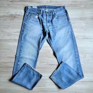 Levis 514 Straight Fit Blue Wash Jeans